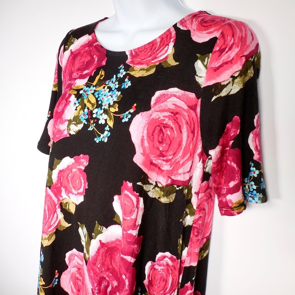 NWT Agnes & Dora XS Swing Tunic Dress Floral - Picture 2 of 7